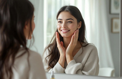 Healthy Skin Care Tips - Gentle cleansing and hydration for radiant skin